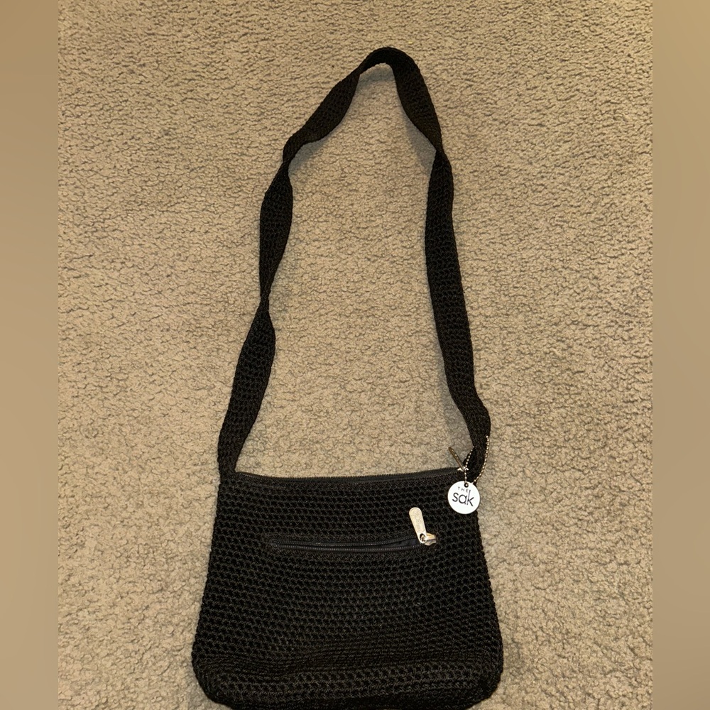 The SAK brand purse.  Small size.